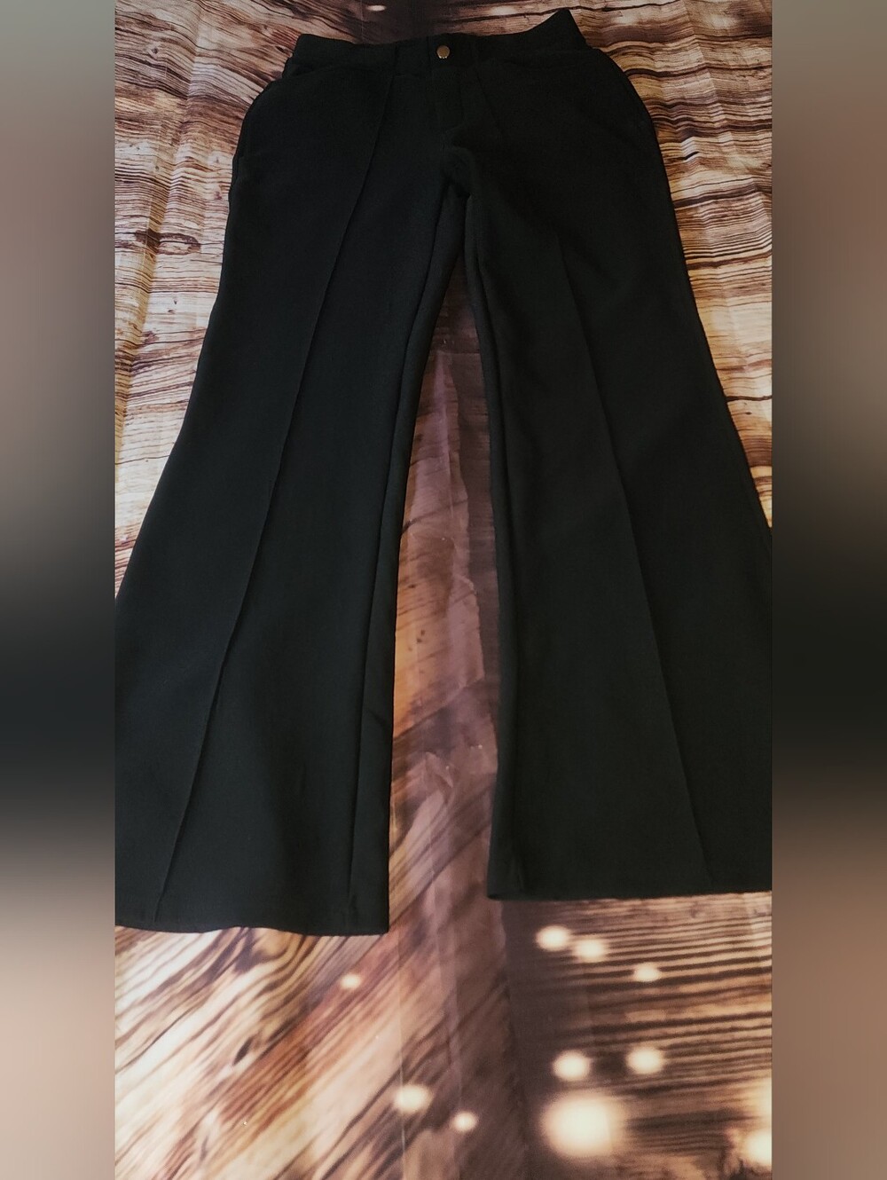 Classic Black Wide-Leg Women's Pants